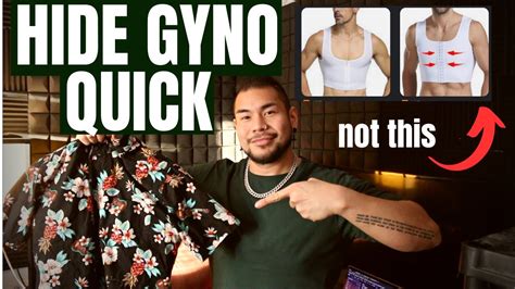 how to hide gynecomastia